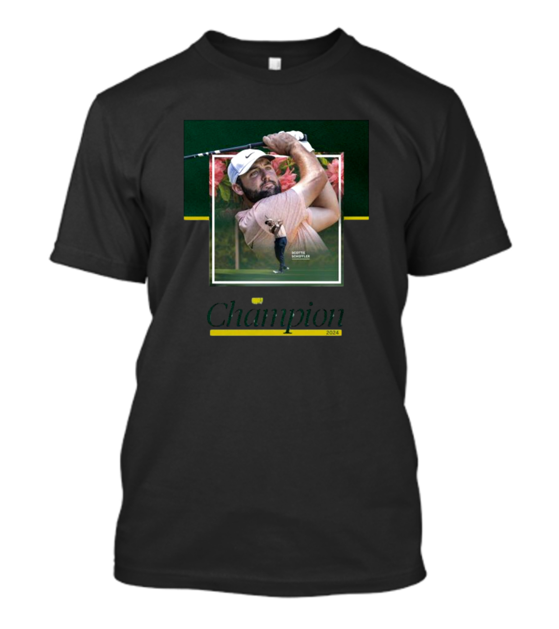 Scottie Scheffler Champion 2024 Golf Masters T-Shirt