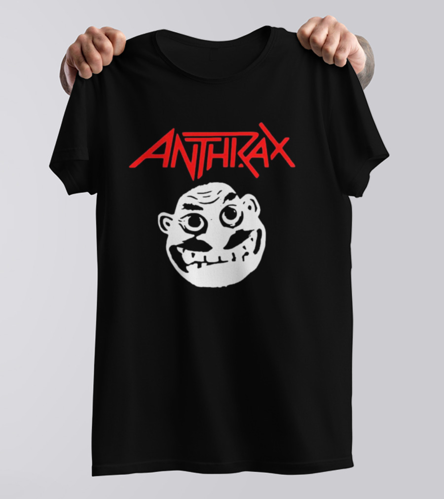 Rare Anthrax Angry Face T-Shirt