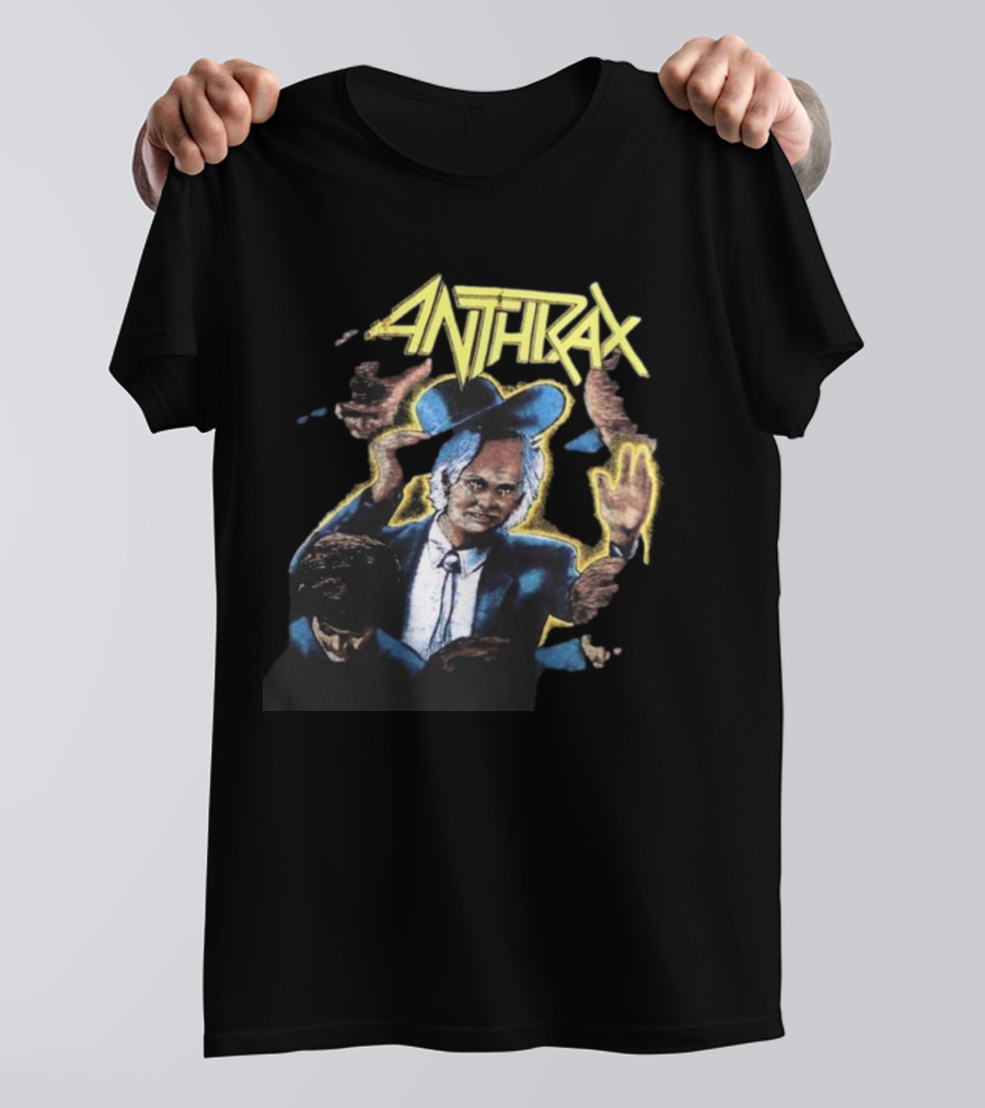 Anthrax Among The Living World Tour Vintage Rare T-Shirt
