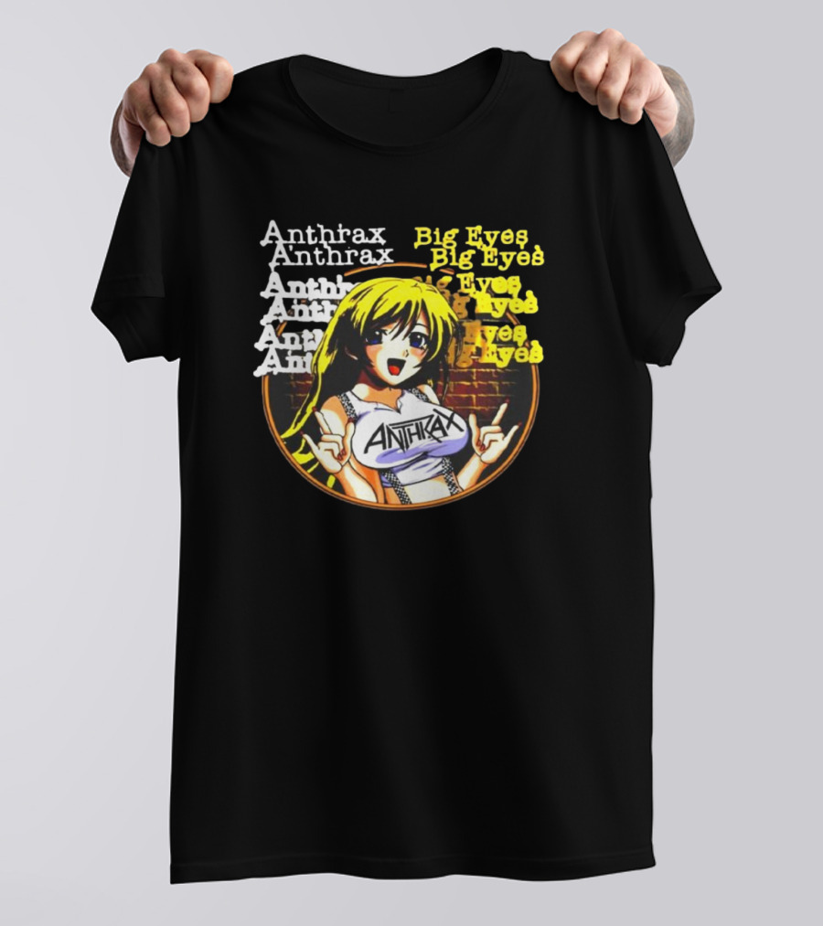 Anthrax Big Eyes Vintage Manga T-Shirt