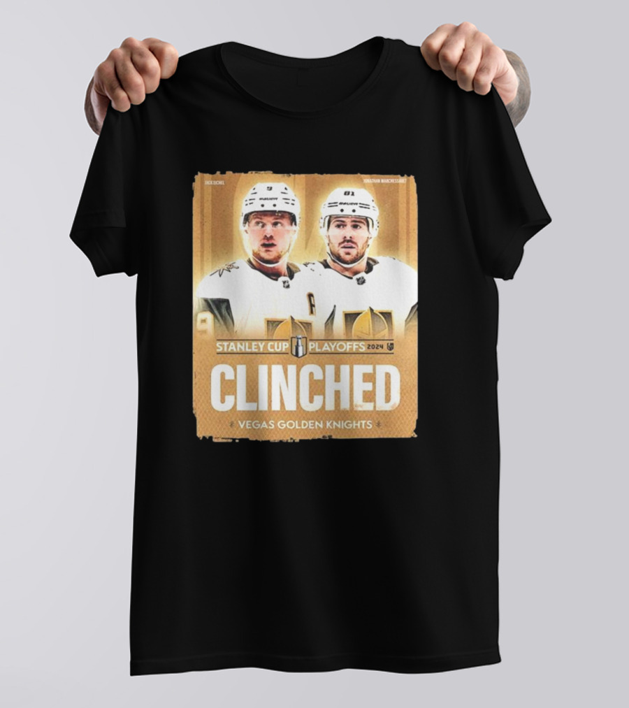 Vegas Golden Knights Clinched Stanley Cup Playoffs T-Shirt