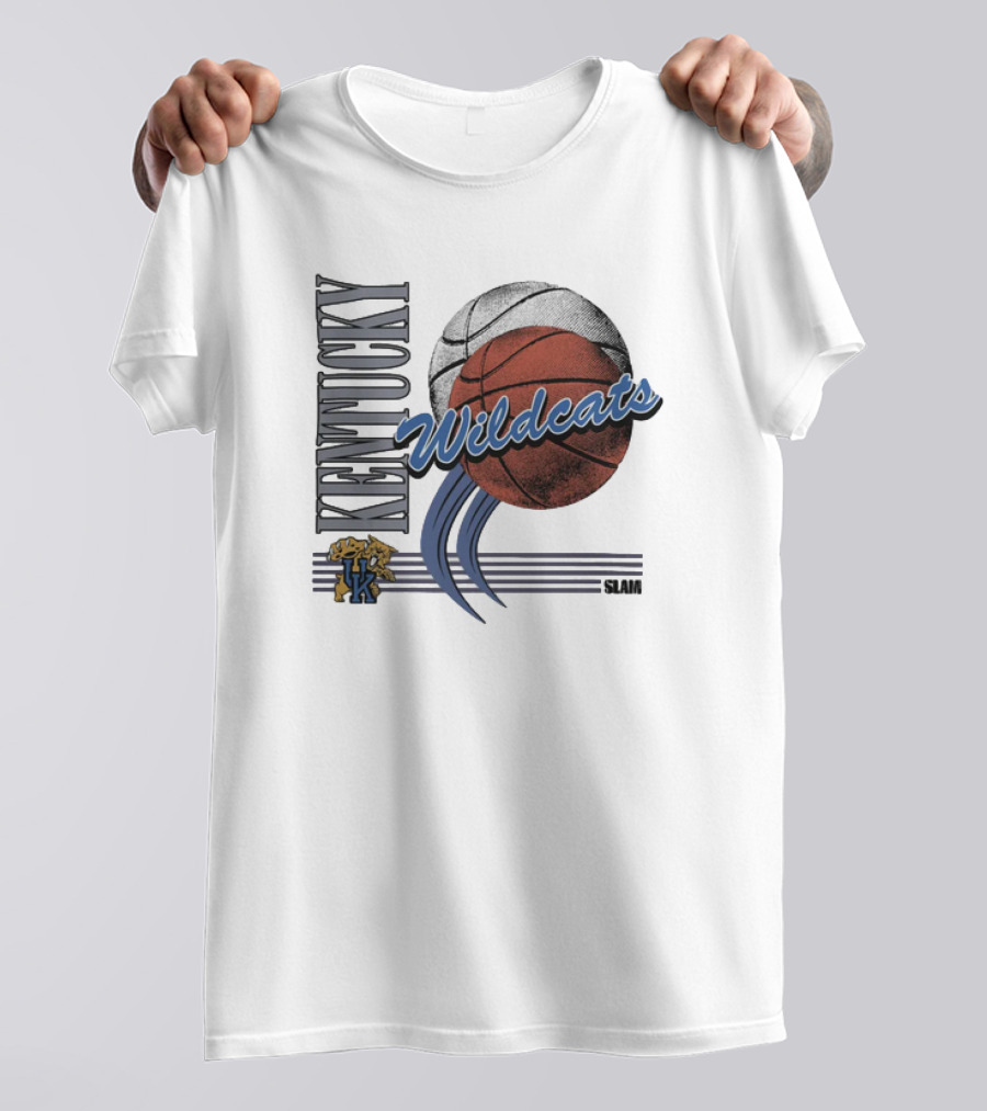 Kentucky Wildcats Basketball Slam Vintage T-Shirt