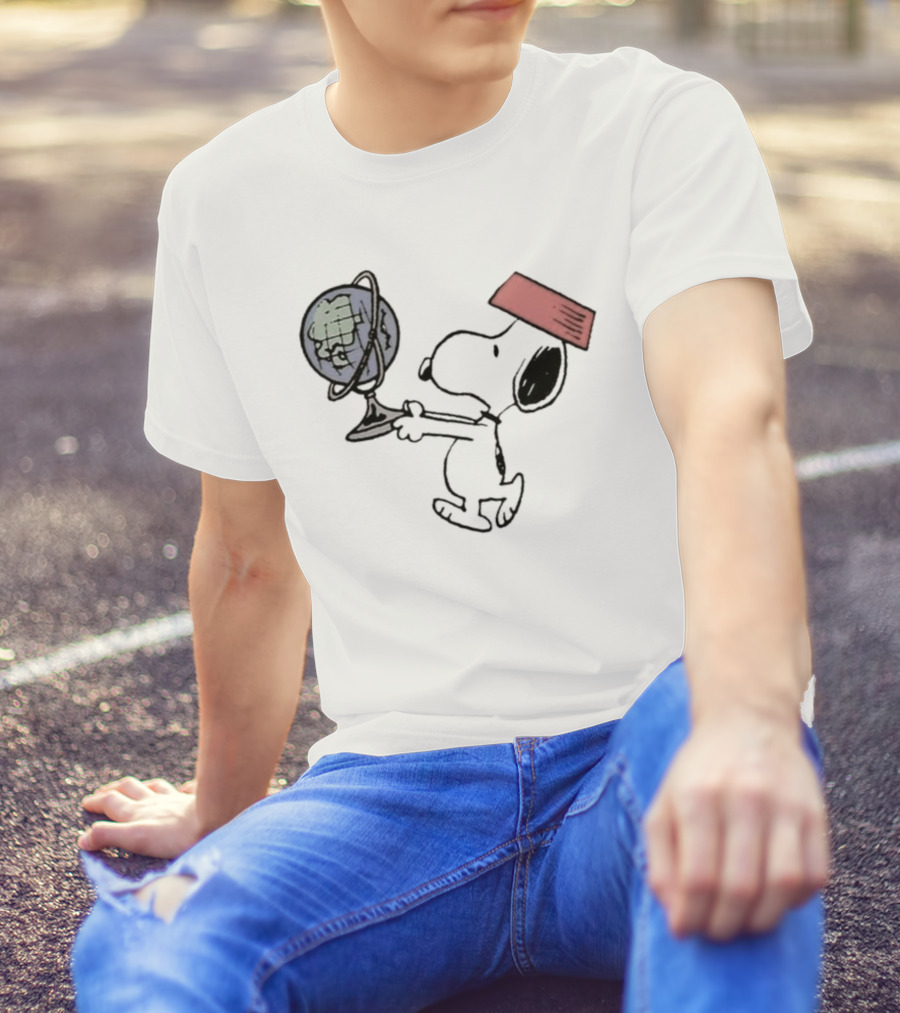Snoopy Earth Day Take Care Of The Planet T-Shirt