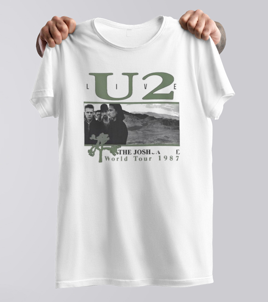 U2 The Joshua Tree World Tour 1987 T-Shirt