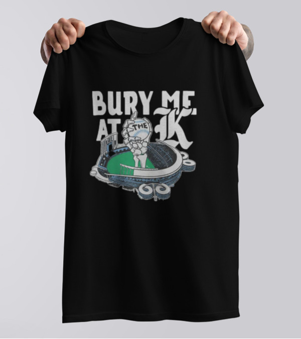 Bury Me At The K Kansas City Baseball Stadium T-Shirt