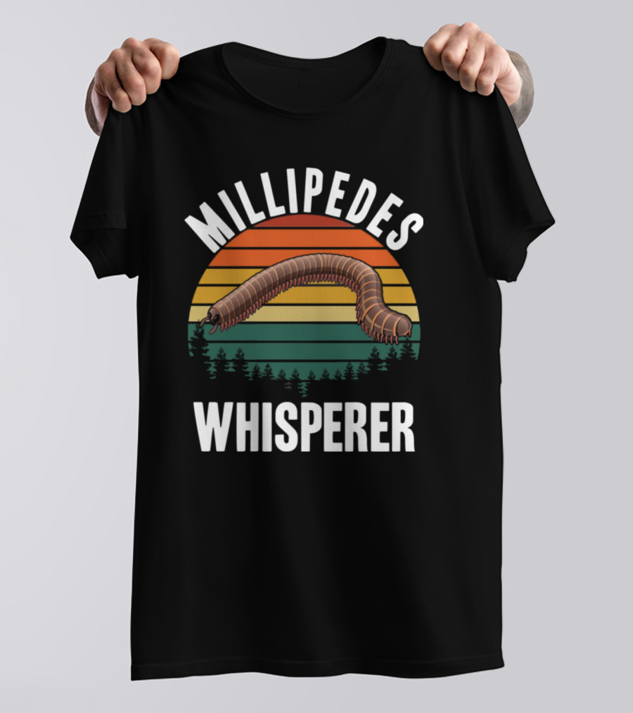 Millipedes Whisperer Vintage Sunset Forest T-Shirt