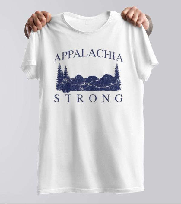 Appalachia Mountain Strong Rugged Treeline T-Shirt