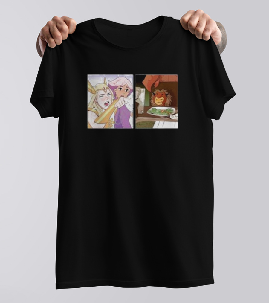 She-Ra Pointing At A Confused Catra Meme Scene T-Shirt