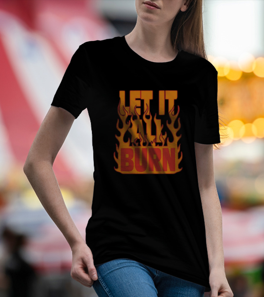 LET IT ALL BURN A Day To Remember Merch Planet Bomb T-Shirt