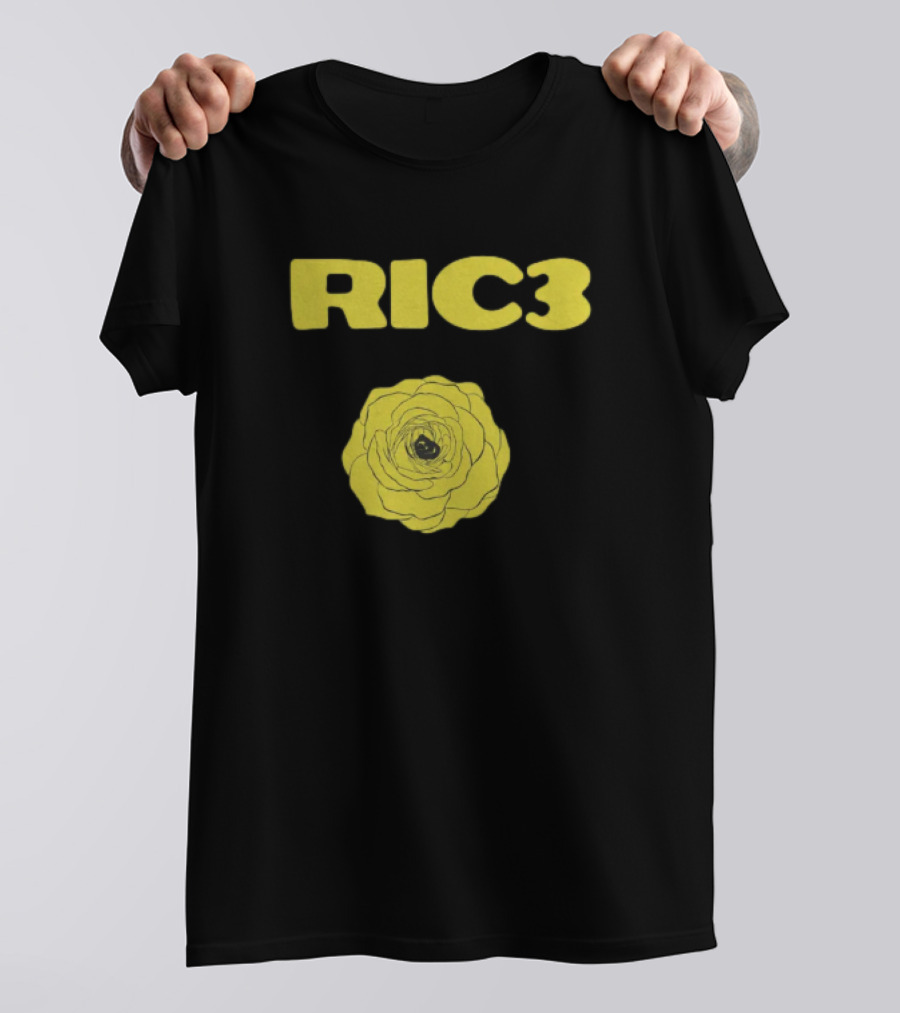 RIC3 Yellow Rose Daniel Ricciardo Merch T-Shirt