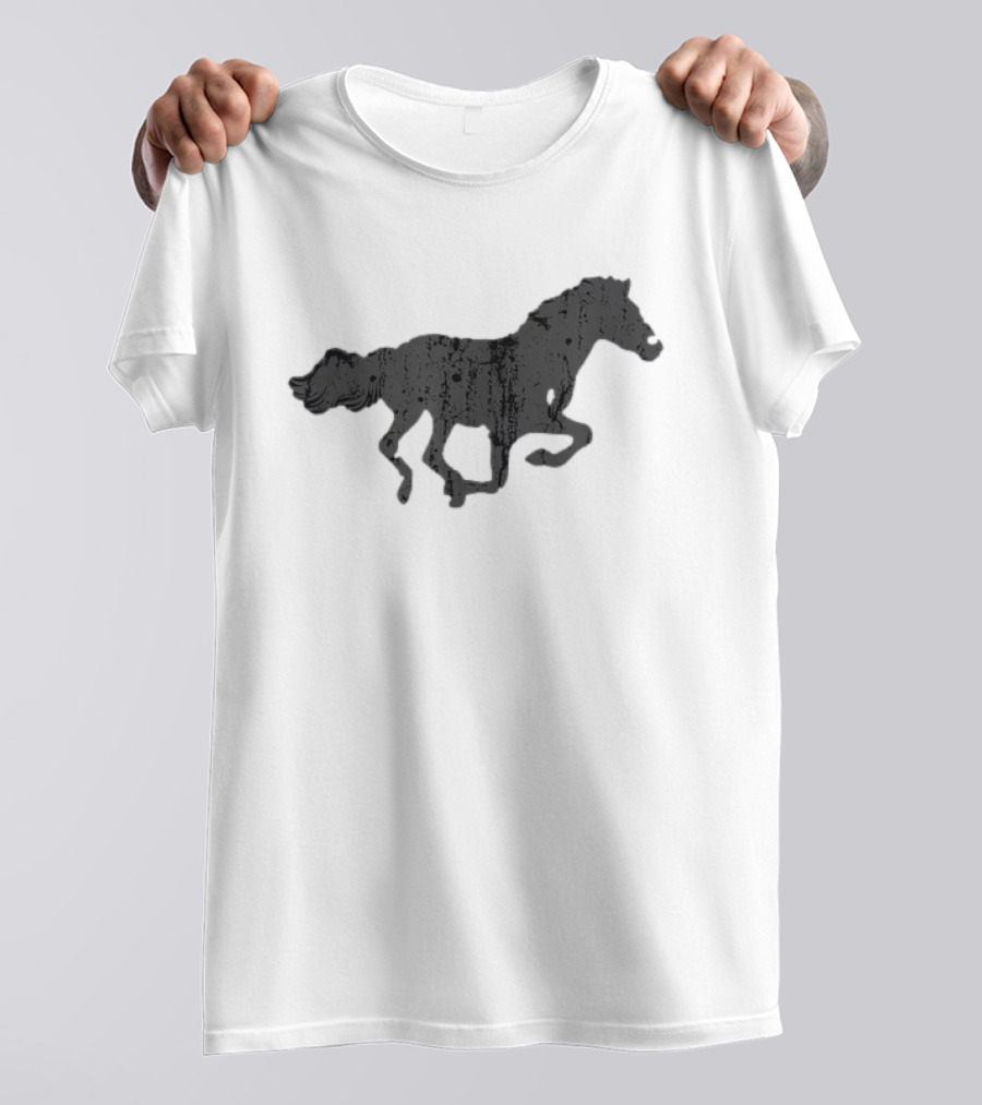 Vintage Horse Print T-Shirt