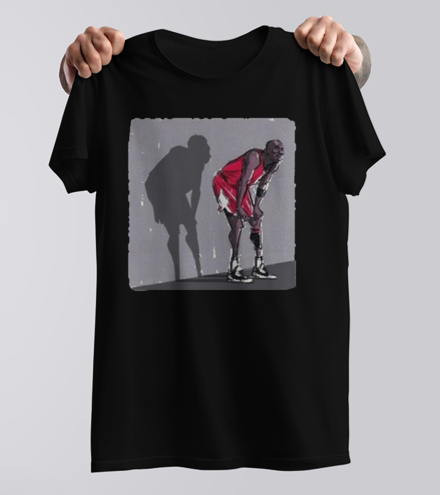 Jack Perkins Me And My Shadow Basketball Legend Icon Shadow T-Shirt