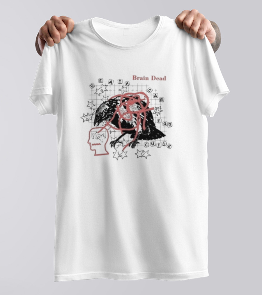 Brain Dead X Death Cab For Cutie Transatlanticism 20th Anniversary Red Star T-Shirt