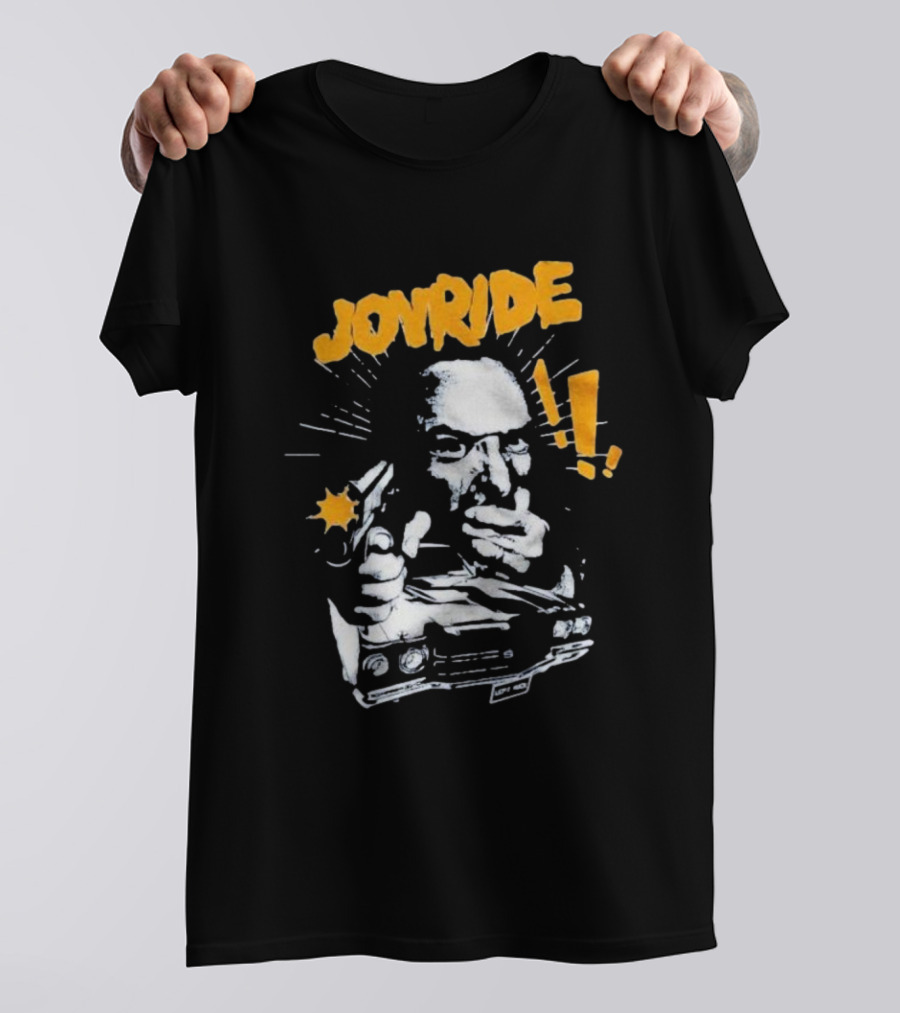Joyride Man’s World Bold Retro Gunman Adventure T-Shirt