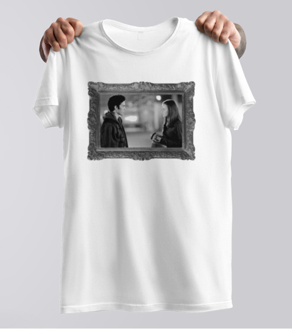 Rgjm X Ttpd The Tortured Poets Department Framed Black And White Scene T-Shirt