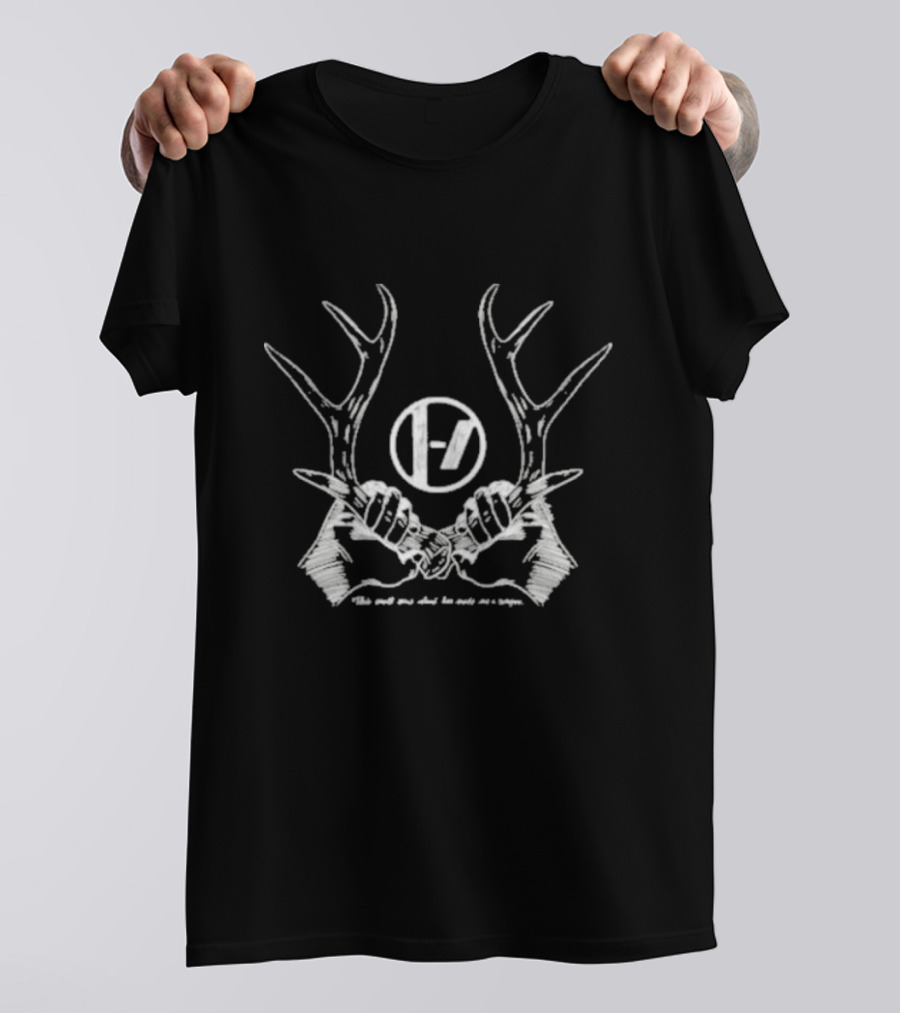 Twenty One Pilots Antler Symbol With This Small Eerie Island Has Made Me A Weapon T-Shirt