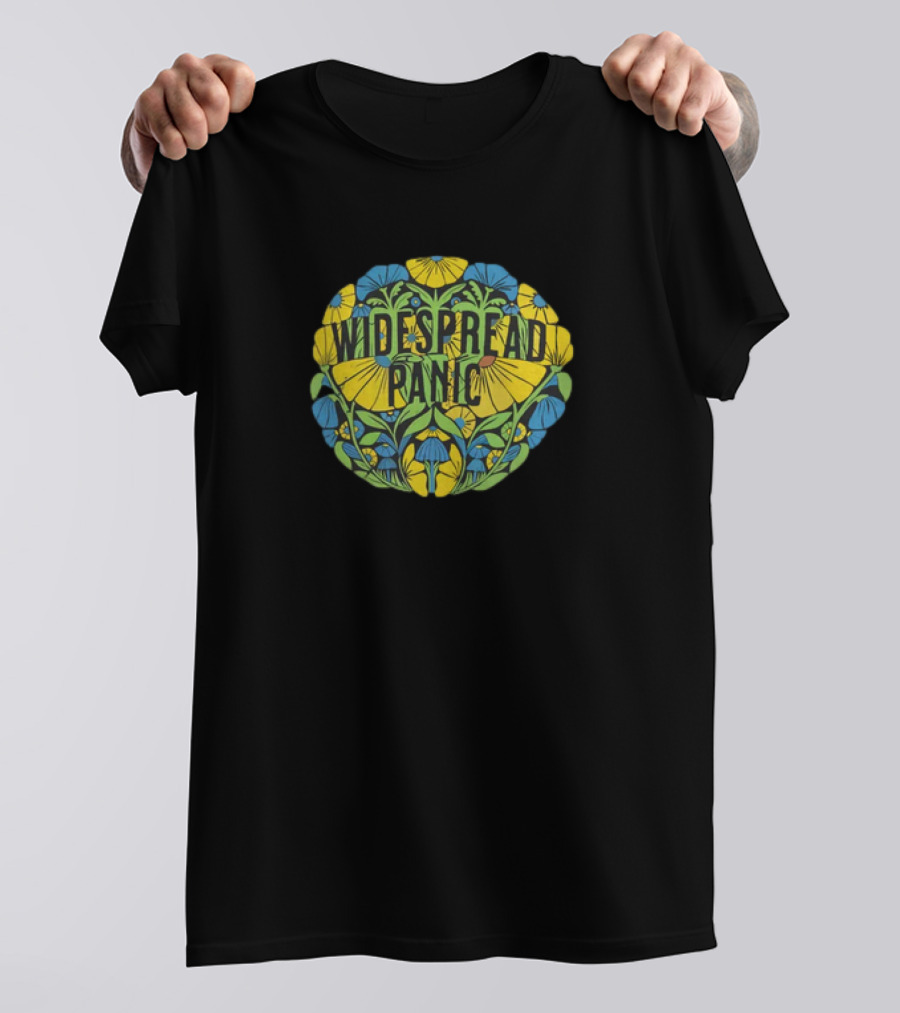 Widespread Panic Floral Design Ladies T-Shirt