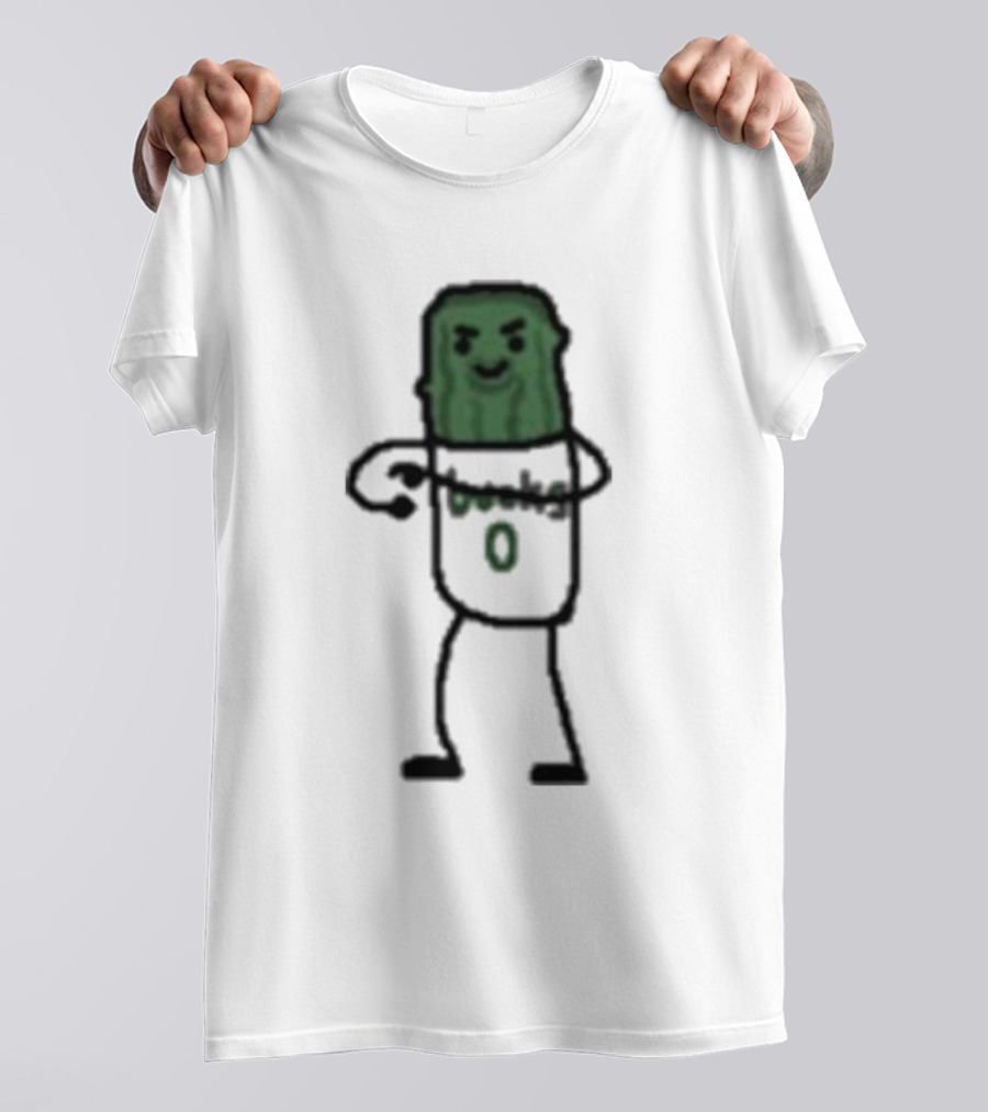 Damian Lillard Pickle Figure With Number 0 T-Shirt