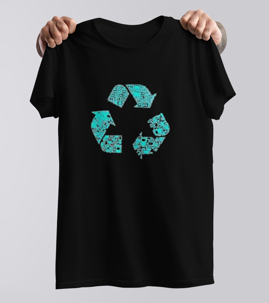 Earth Day Eco Recycling Circuit T-Shirt