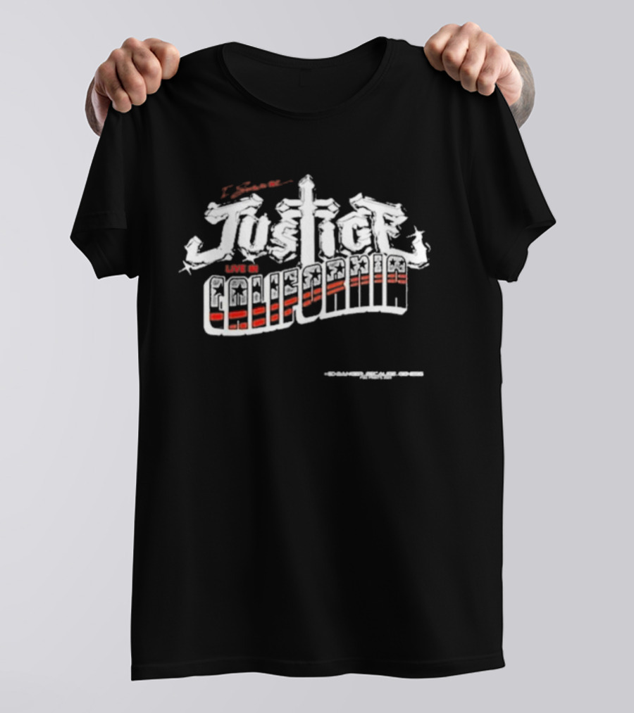 I Survived Justice Live In California 2012 T-Shirt