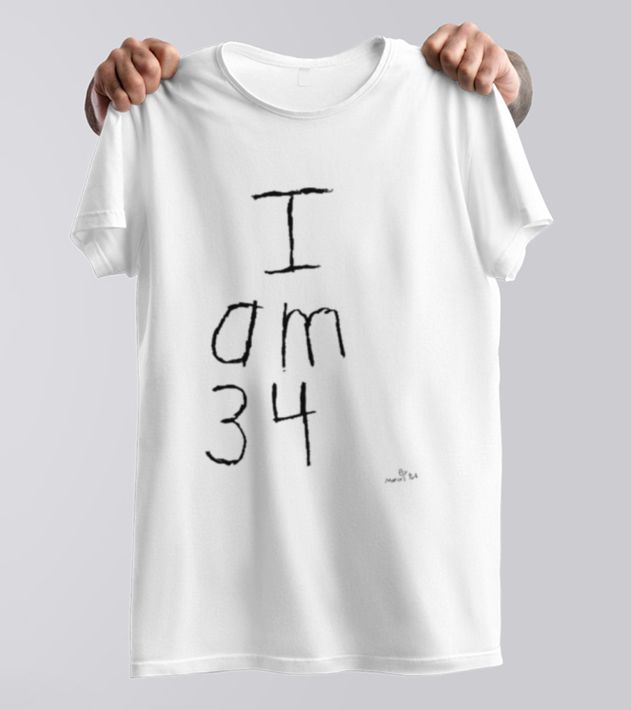 I Am 34 By Marcus Pork T-Shirt