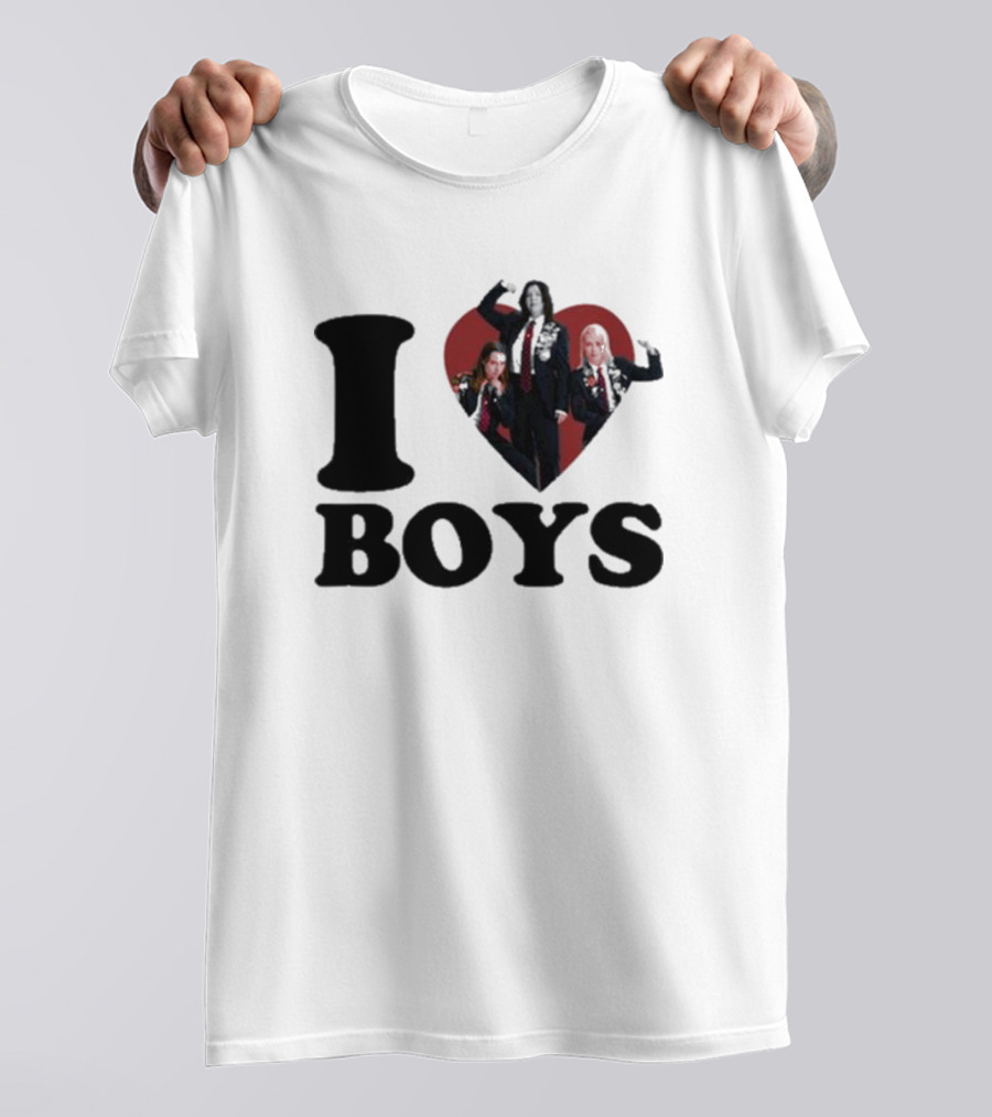 I Heart Boys Boygenius Trio In Heart T-Shirt