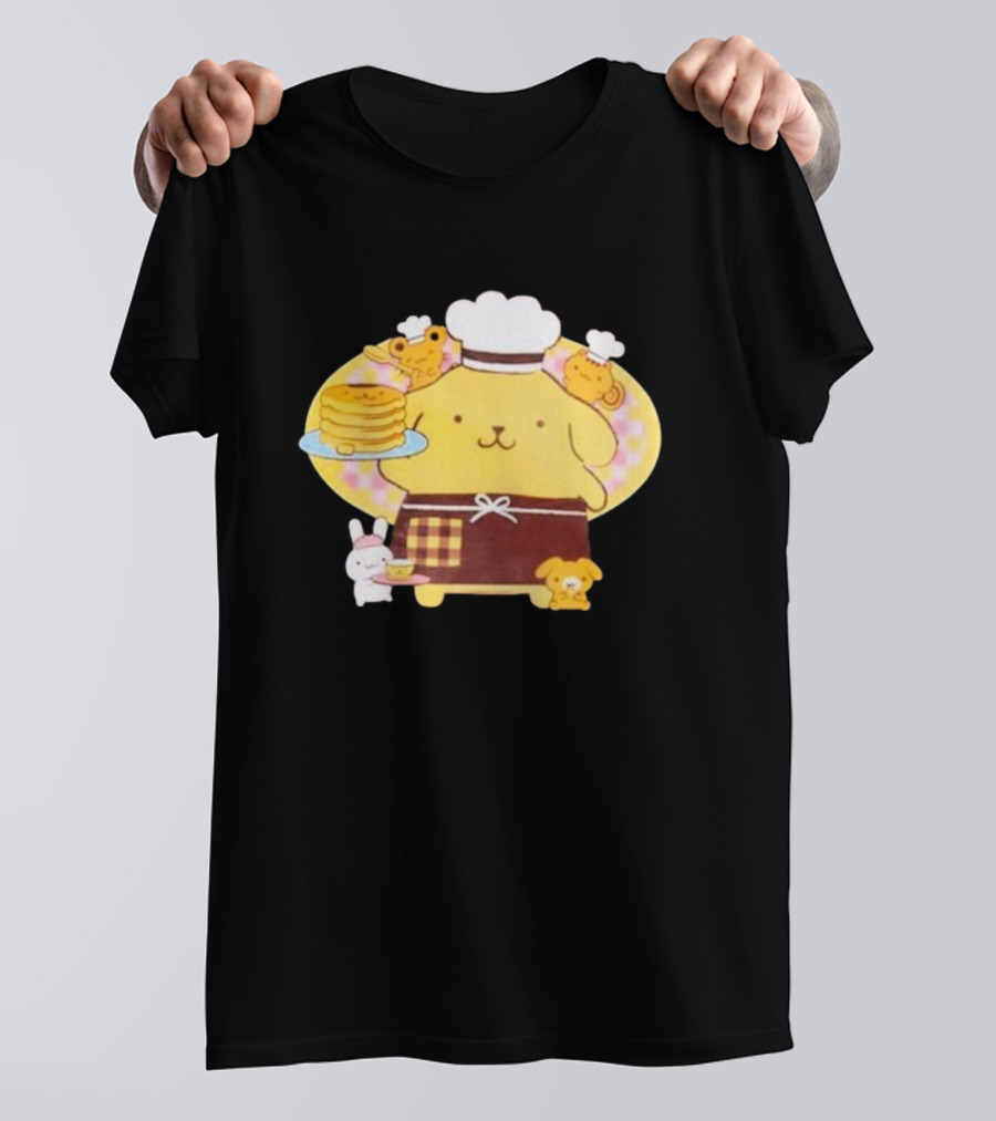 Join The Sanrio Pompompurin Pancake Chef T-Shirt