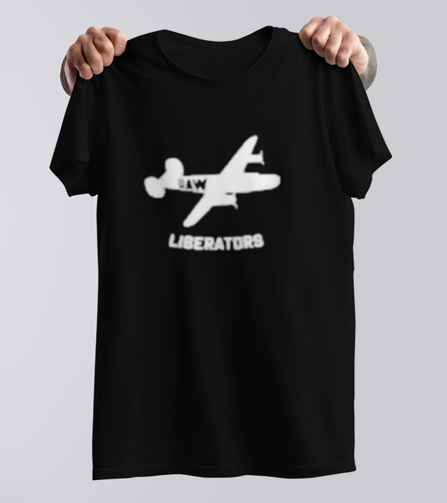 UAW Liberators Plane The Working Class Arsenal Of Democracy T-Shirt