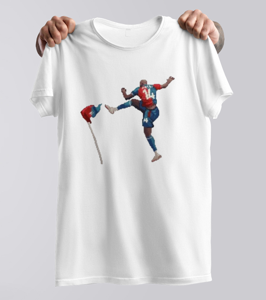 Mateta Pixel Jpm 16 Bit Street Fighter Retro Soccer T-Shirt