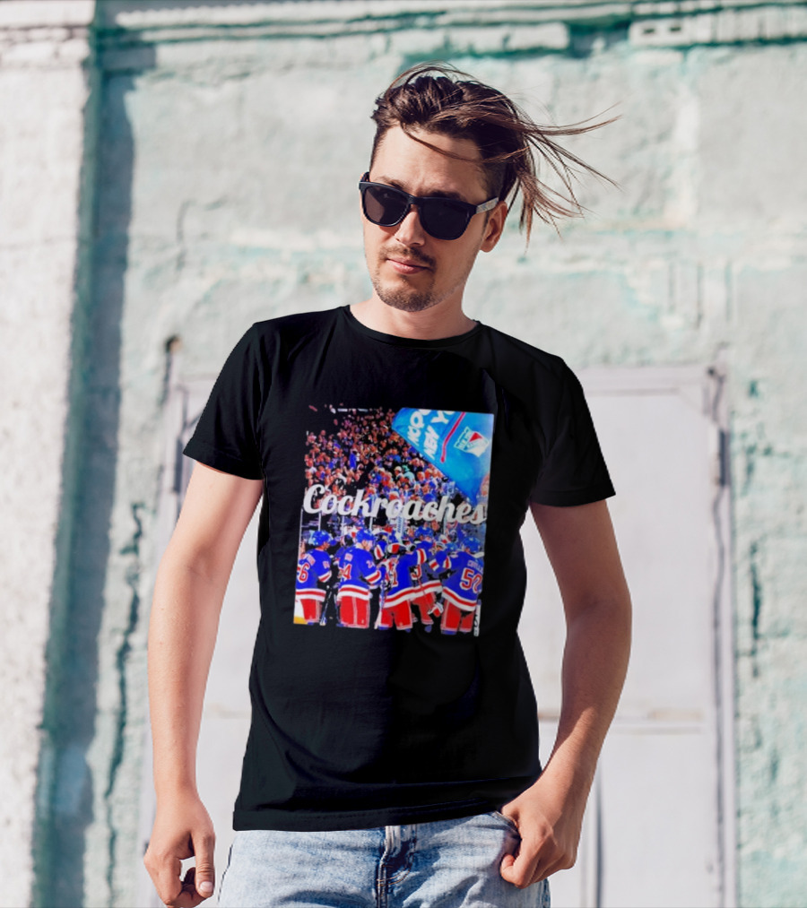 New York Rangers Cockroaches Fans Hockey Team T-Shirt