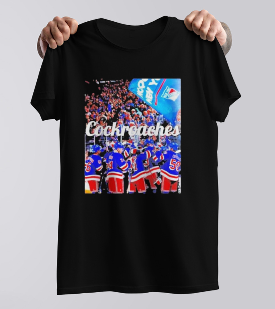 New York Rangers Cockroaches Fans Hockey Team T-Shirt