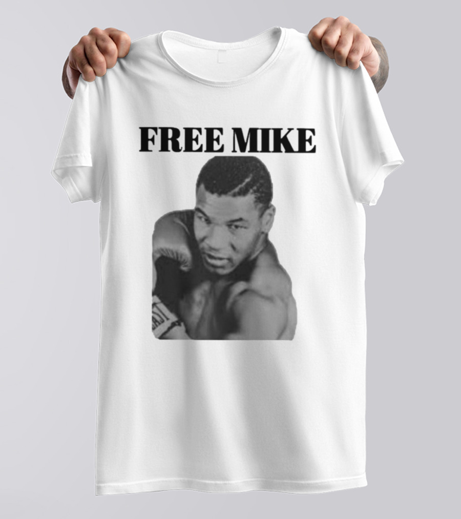 Free Mike Tyson Boxing Legend Image T-Shirt