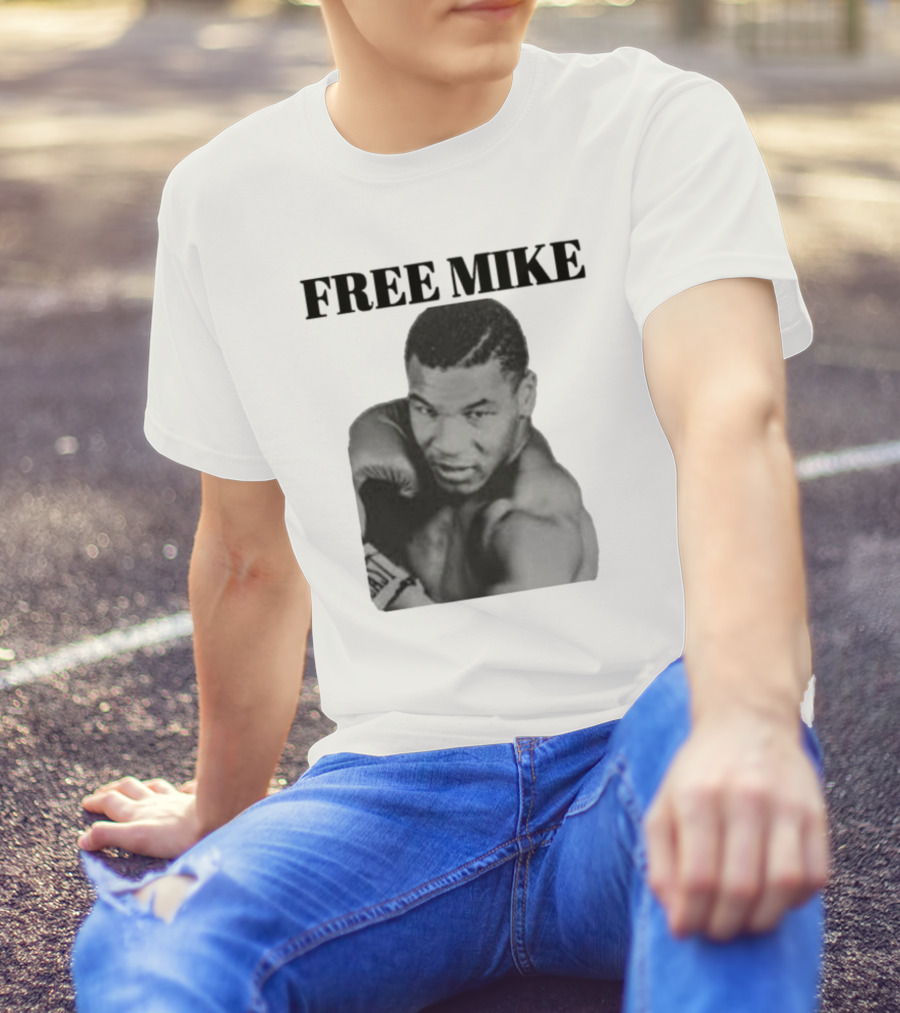 Free Mike Tyson Boxing Legend Image T-Shirt