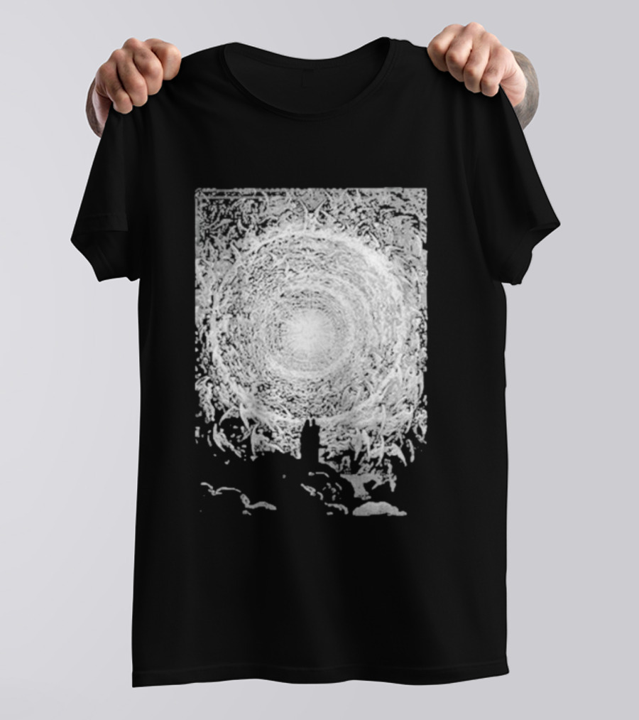 Zheani Worship The Spiritual Meat Grinder Celestial Swirling Vortex T-Shirt