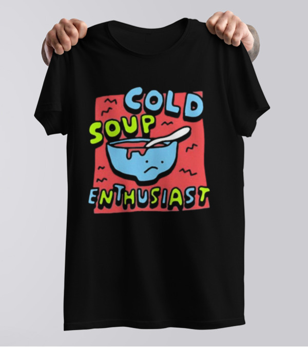 Zoe Bread Cold Soup Enthusiast Retro Gazpacho Vibes T-Shirt