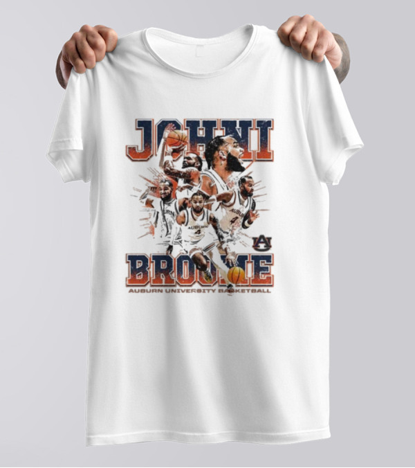Johni Broome Auburn University Basketball T-Shirt