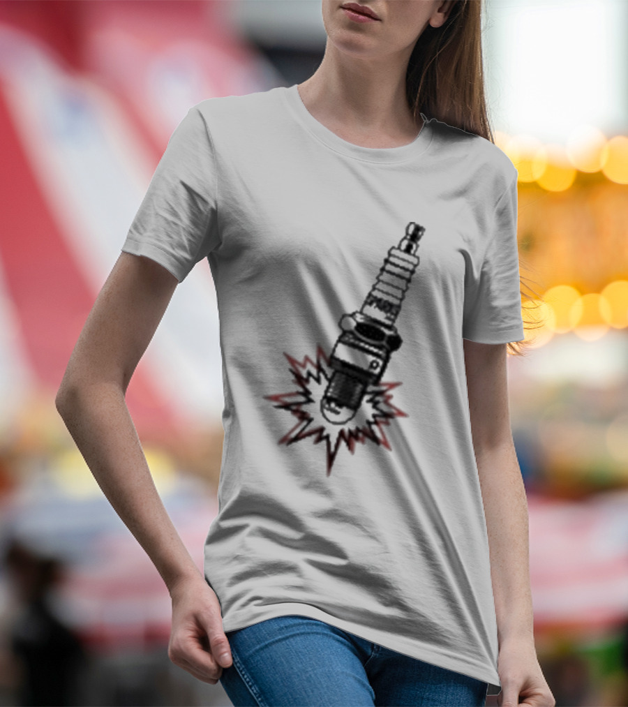 Sparks Plug Ignition Flash T-Shirt