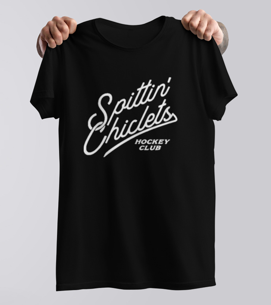 Spittin Chiclets Script Hockey Club T-Shirt
