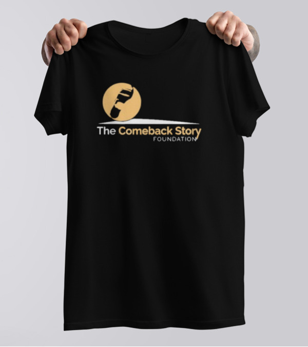 The Comeback Story Foundation Logo With Stomp Icon And Arc T-Shirt