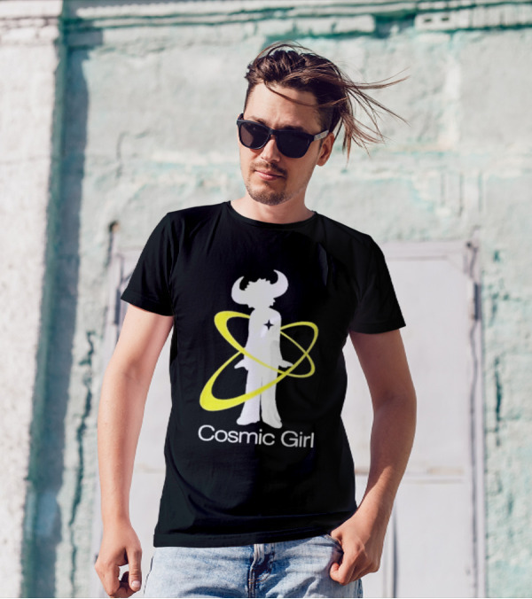Jamiroquai Cosmic Girl Buffalo Yellow Swirl T-Shirt