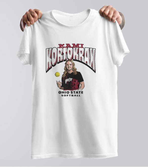 Kami Kortokrax Ohio State Softball Champion T-Shirt