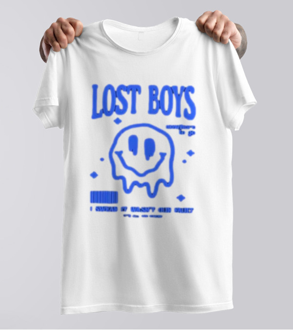 Lost Boys Nowhere To Go Barcode I Swear It Wasn't Our Fault T-Shirt