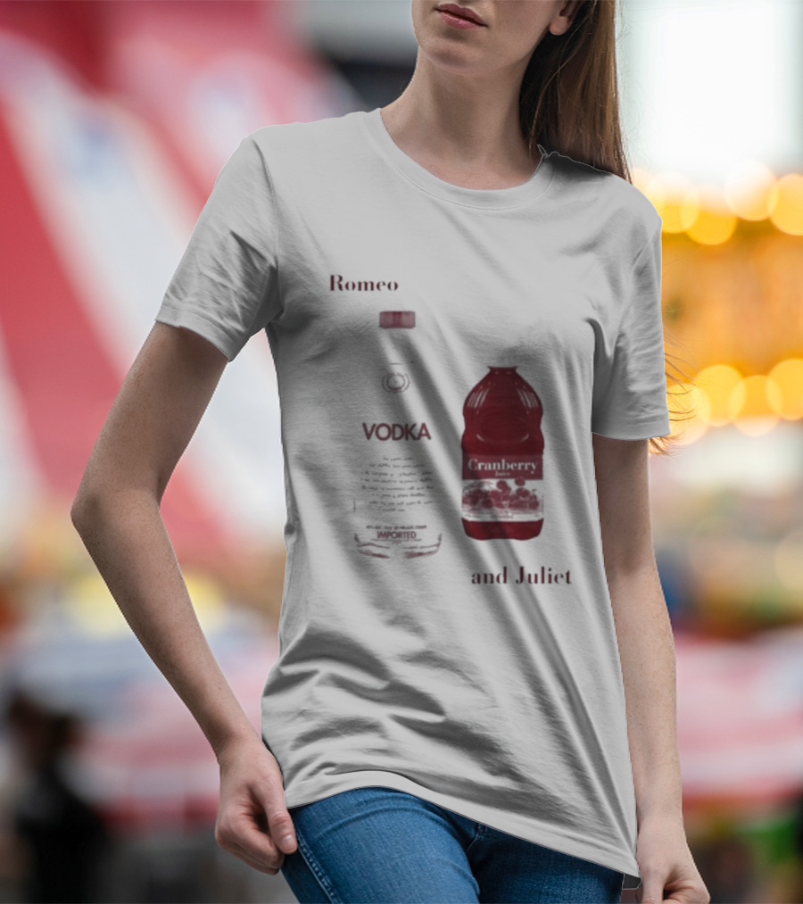 Romeo Vodka And Juliet Cranberry T-Shirt