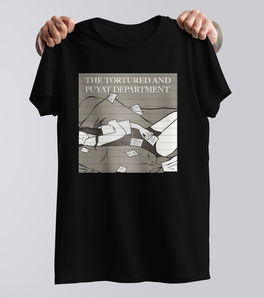 The Tortured And Puyat Department Sleepless Exhaustion Notebook Pages T-Shirt