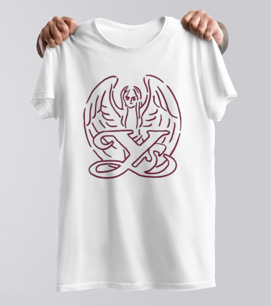 Ys Hand Drawn Winged Goddess T-Shirt
