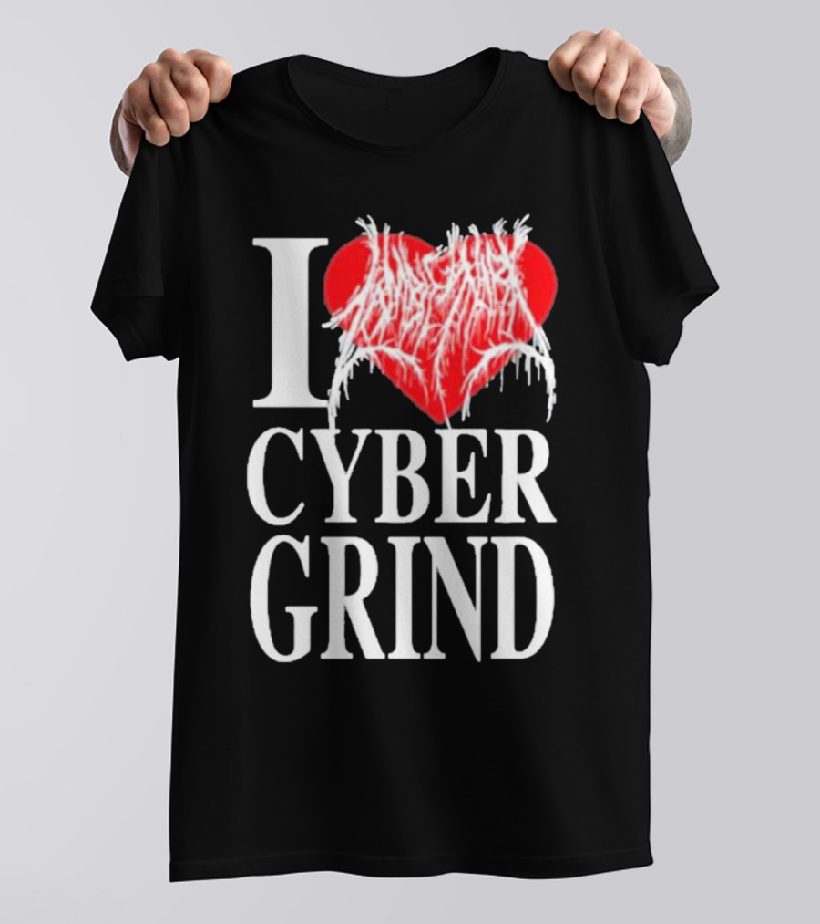 I Love Zombieshark Cybergrind T-Shirt