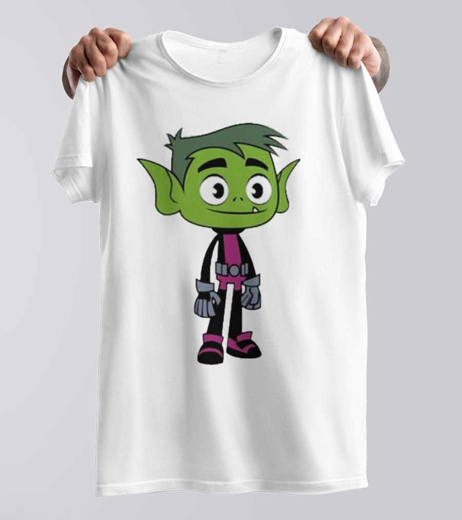 Ray William Johnson Wearing Teen Titans Beast Boy Character T-Shirt