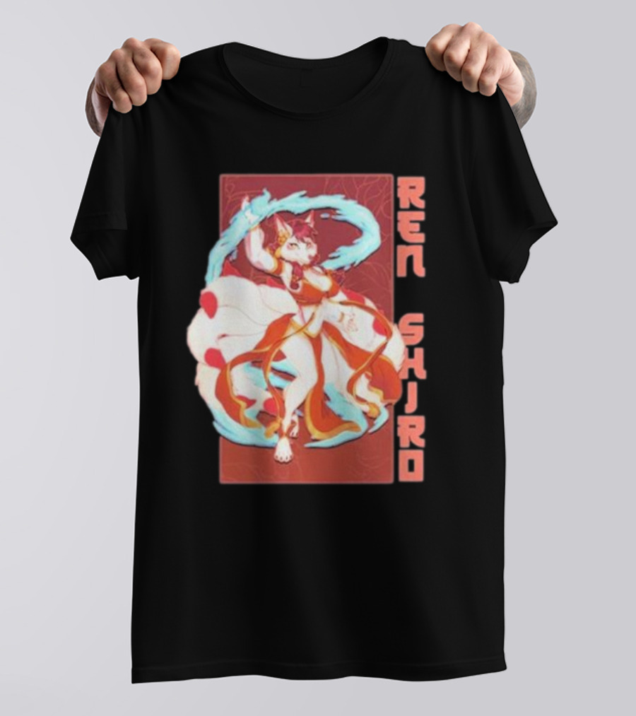 Ren Shiro Nine-Tailed Fox Spirit Wielder T-Shirt