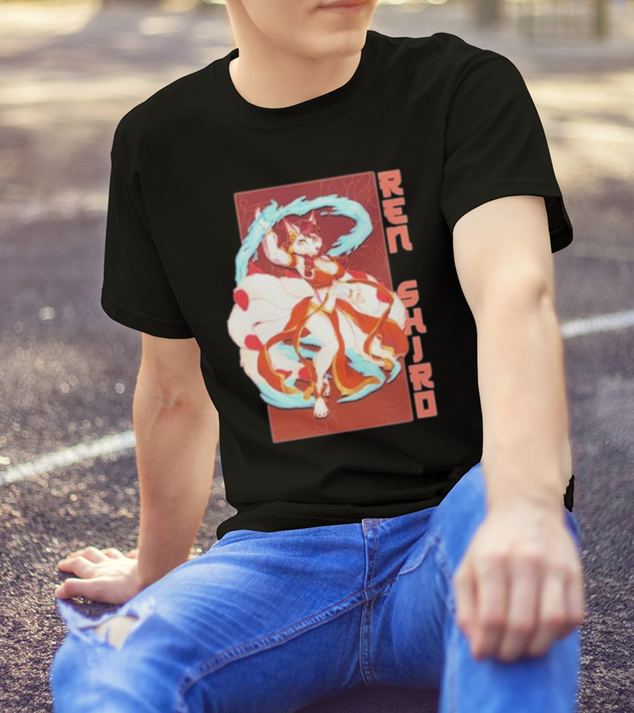 Ren Shiro Nine-Tailed Fox Spirit Wielder T-Shirt