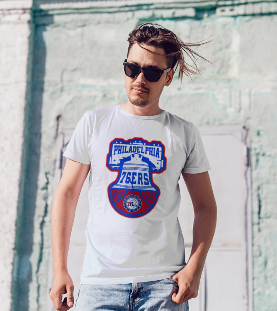 Philadelphia 76Ers 1949 Eastern Conference Liberty Bell T-Shirt